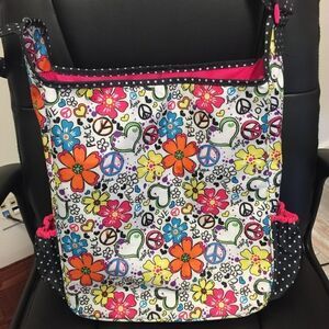 Justice large Tote bag Colorful mesh lining beach